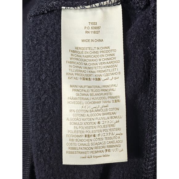 Boden Navy Women’s Sweatshirt Ruffle Sleeves Floral Design - Size 6 - Picture 6 of 13